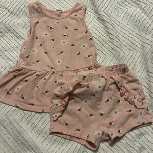 Adorable Pink Floral Kids Outfit